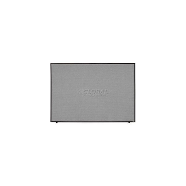 Global Industrial 60-1/4W x 42H Office Partition Panel, Gray 240226GY - main